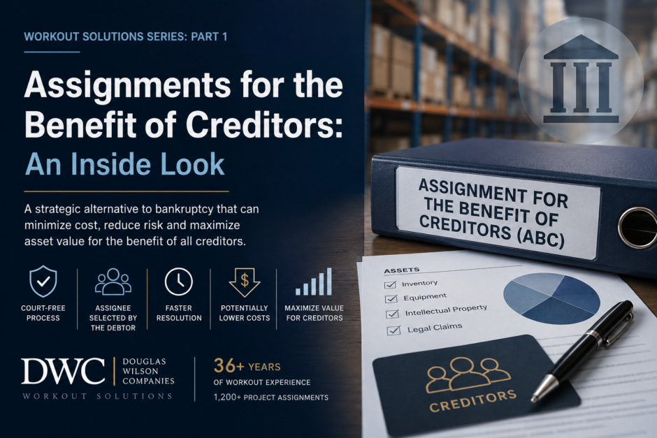 Assignment for the Benefit of Creditors DWC series part1