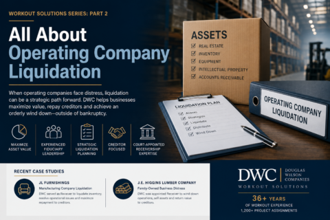 Business liquidation solutions infographic