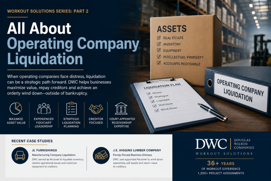 Business liquidation solutions infographic