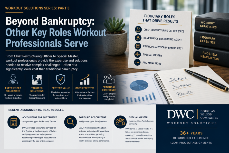 Corporate workout solutions overview